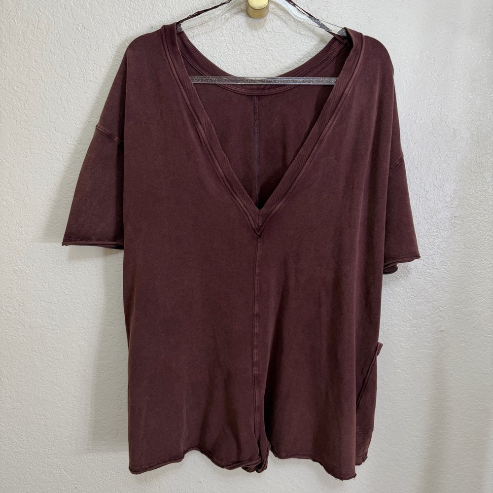 New Free People x FP Movement hot shot tee romper - Picture 8 of 11